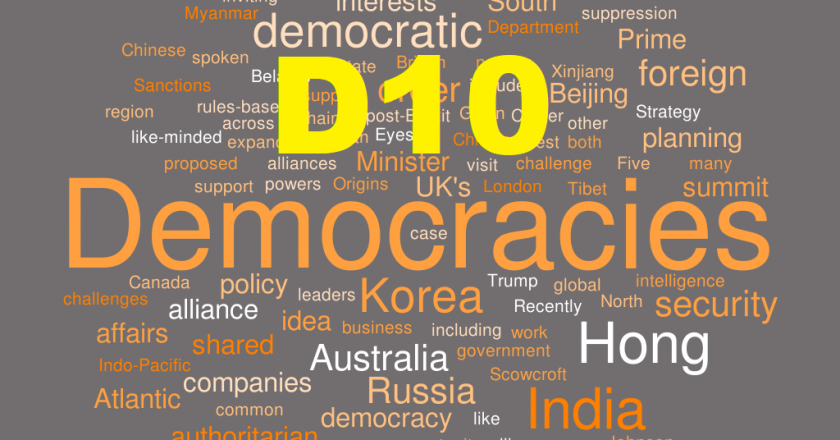 D10 – A Strategic alliance in defence of Democracy against Authoritarian regimes