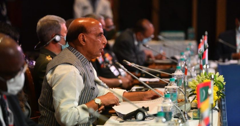 Linked futures for IOR nations depend on tackling emerging challenges & opportunities: Defence Minister Rajnath Singh