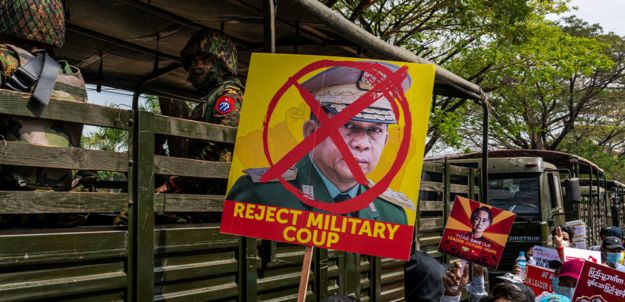 Myanmar military promises new election as it defends seizing power; Protests against coup continue to grow