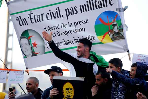 Thousands of Algerians join the renewed ‘Hirak’ movement to demand change in political system