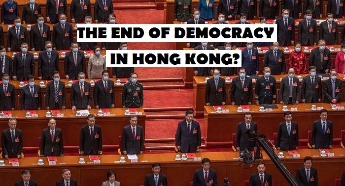 Last nail in the coffin of Hong Kong’s democracy? China approves plan to veto the island nation’s election candidates who are not ‘patriots’!