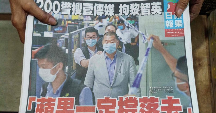 Hong Kong’s pro-democracy newspaper set to close due to increased harassment and freezing of bank accounts