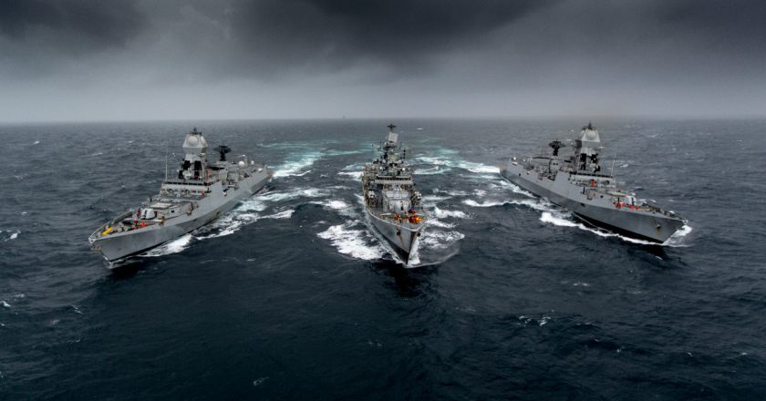 QUAD Navies participate MALABAR-21 Naval Exercise