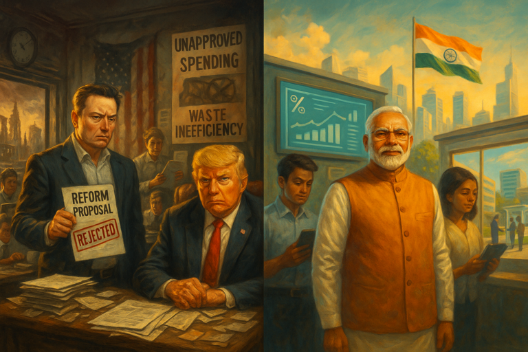 Reforming Governance: Why Elon Musk Failed in Washington While Modi Transformed India
