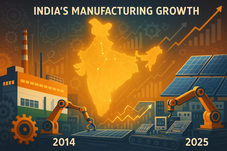 From Promise to Potential: A Decadal (2014–2025) Data Review of India’s Manufacturing Transformation, and the Road Ahead